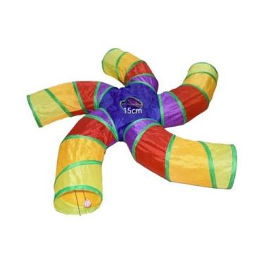 Imagem de Túnel Dobrável Para Gatos, Brinquedo Interativo E Divertido Para Trein
