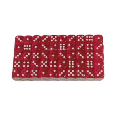 Imagem de Conjunto De Dados De Acrílico Coloridos 100 Peças 14mm Dados Padrão De