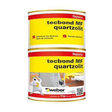 Imagem de Cola Quartzolit Para Ferro E Concreto MF 1Kg