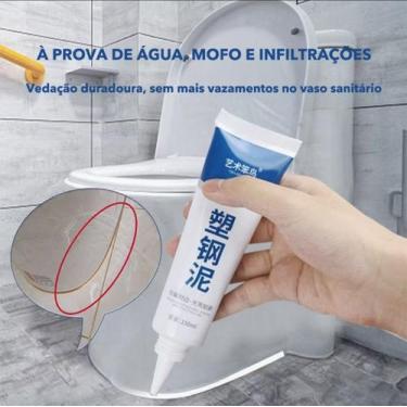Imagem de Selante Antimofo Impermeável para Banheiros Cozinhas 150ml COR:BRANCO 