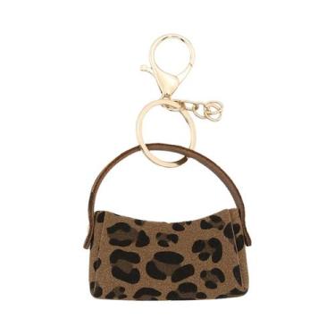 Imagem de Chaveiro De Bolsa Mini De Couro Coreano Fofo E Moderno, Pingente De Bo