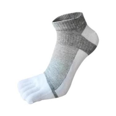 Imagem de Meias De Verão Coloridas E Respiráveis Para Homens, Meias De Dedo Com 