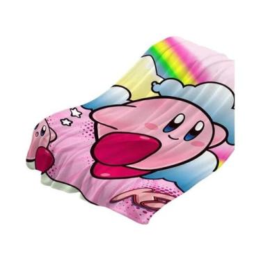 Imagem de Cobertor De Sofá Quente E Macio Em Fleece K-Kirbys, Microfibra Adoráve