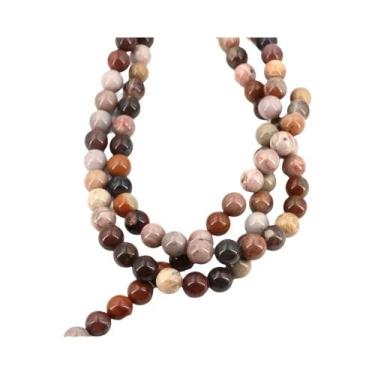 Imagem de Contas De Pedra Natural De Quartzo Transparente Redondas Soltas, Fio D