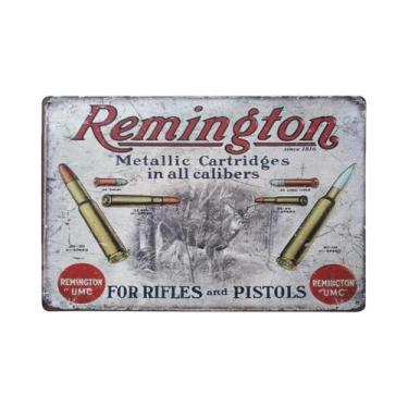 Imagem de Placa De Metal Vintage Com Tema De Pistola E Vitória, Pôster De Arte E