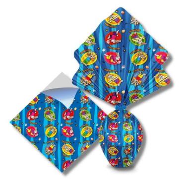 Imagem de Envelope coelho pinto azul escuro (25x25 cm.) c/ 25 un. - TAMAROZZI