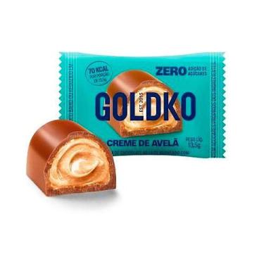 Imagem de Bombom Creme de Avelã Zero Açúcares GoldKo 13,5g