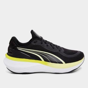 Imagem de Tênis Puma Scend Pro 2, Preto, Amarelo, 41