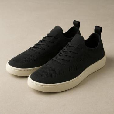 Imagem de Tênis Meia Sapatenis Masculino com Palmilha em Gel Calce Fácil Solado 