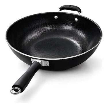 Imagem de Panela Frigideira Grande Wok Antiaderente Fratelli 34cm 3 litros