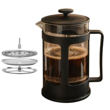 Imagem de Cafeteira Prensa Francesa Café Leite Creme Filtro Inox 600ML - Losan