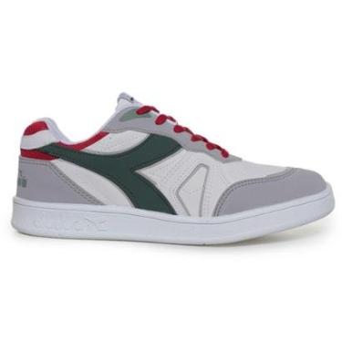 Imagem de Tenis Retro Masculino Diadora Branco BRANCO/VERDE/VERMELHO 42 Diadora-Masculino