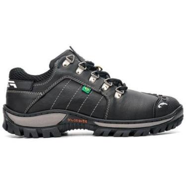 Imagem de Tênis Coturno Cano Baixo Masculino Adventure Bico Emborrachado Tamanho:39;Cor:-Masculino
