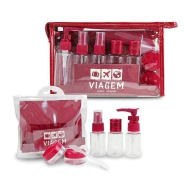 Imagem de 2 Kits De Frascos Para Viagem - 7 Peças E 10 Peças - Jacki Design Vinh