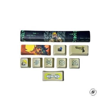 Imagem de Deadlock - 10 Keycaps Personalizadas Valorant Deadlock