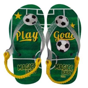 Imagem de Chinelo Bebe  Futebol 2026 Com Elastico Magicc Baby-Feminino