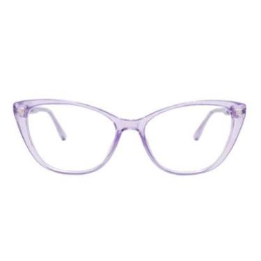 Imagem de Armação Para Óculos De Grau Feminina Leve Moderna Confortável-Feminino