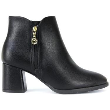 Imagem de Bota Feminina Modare Ultra Conforto Cano Curto Salto Bloco 7078.101-Feminino