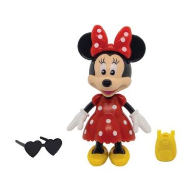 Imagem de Boneca Minnie Com Acessórios Original Disney Elka Turma do Mickey Pres