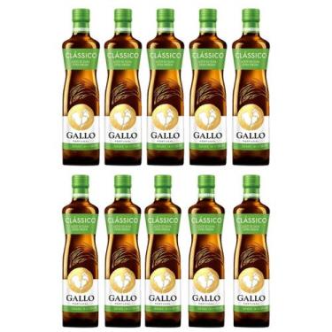 Imagem de Azeite De Oliva Extra Virgem Gallo Vidro 500ml Kit Com 10