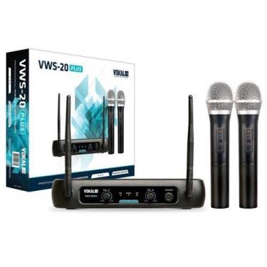 Imagem de Microfone sem Fio Vokal Vhf Vws20 Duplo