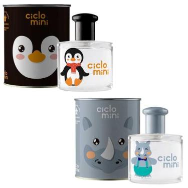 Imagem de kit Infantil Ciclo Mini Colônia Pingucho 100ml Colônia Rino 100ml