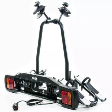 Imagem de Transbike Engate Reboque Rack Suporte P/ 2 Bike In Car Bola, Preto