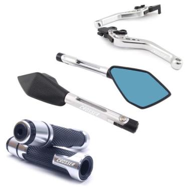 Imagem de Manete Manopla Retrovisor Crosser 150 Disco Gravado a laser - NoBrand,