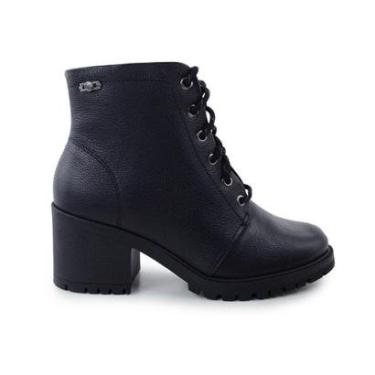 Imagem de Bota Feminina Comfortflex CB Coturno Preta - 2377301-Feminino