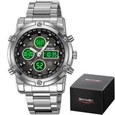 Imagem de Relógio Masculino Skmei 2556 Á Prova D'água Digital Esporte Luxo-Masculino