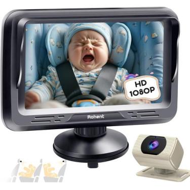 Imagem de Câmera de carro de bebê Rohent Beige 1080P HD Night Vision 150