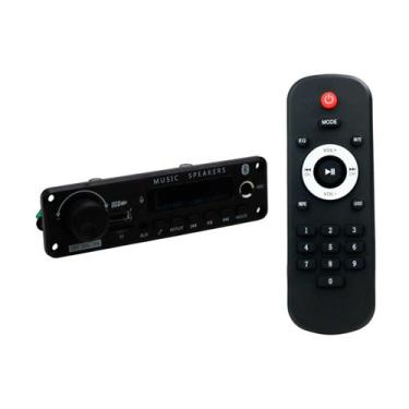 Imagem de Placa Amplificador 200w Rms Bluetooth Usb Mp3 Microfone - ROXO