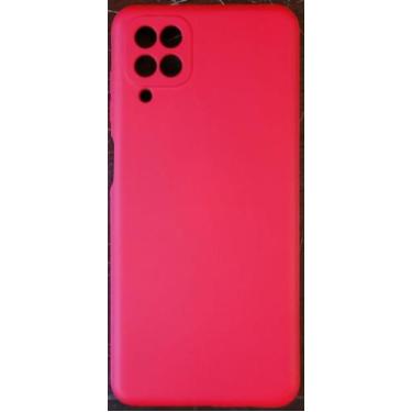 Imagem de Capa Capinha Case A12/M12 Samsung Galaxy Silicone Aveludado - CC, Verm