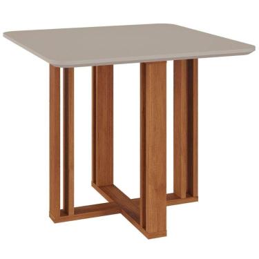 Imagem de Mesa de Jantar 4 Lugares Tampo MDF 94x94 cm 15171 MOLCI