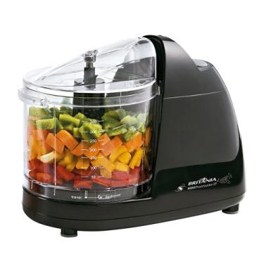 Imagem de Mini Processador de Alimentos Britânia Preto, 110V
