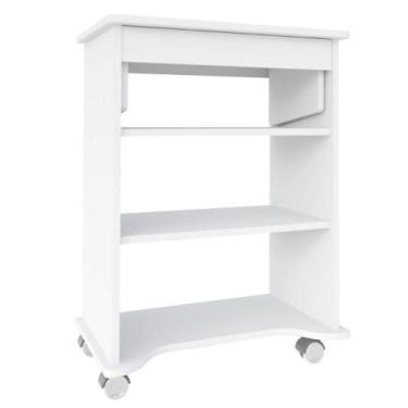 Imagem de Mesa Escrivaninha Para Notebook Com Tampo Portátil Branco Branco - ART