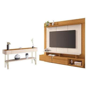 Imagem de Home Suspenso Zenith Cinamomo Off White com Aparador Vivant Off White 
