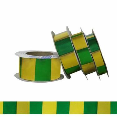 Imagem de Fita metaloide verde/amarelo-15mm - LANTECORES