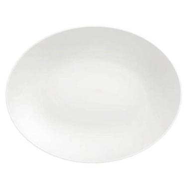 Imagem de Travessa Oval Baixela Porcelana Branca Servir Tramontina 40x29cm Sophia Mesa Posta