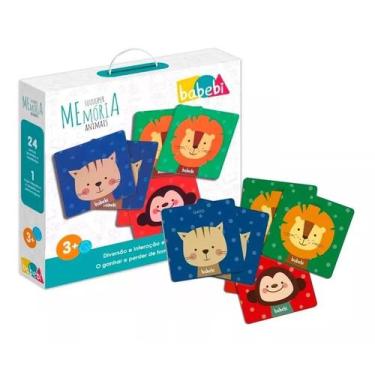 Imagem de Super Memoria Animais da  Floresta Brinquedo Educativo 6018 - BABEBI