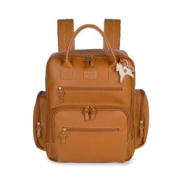 Imagem de Mochila de Maternidade MasterBag Urban Cavalinho Caramelo, Creme