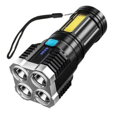 Imagem de Lanterna Led Portátil 4 Modos Usb Super Brilhante Tocha - ACF STORE