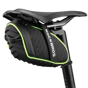 Imagem de Bolsa de assento de bicicleta ROCKBROS Saddle Bag 1L com luz LED à pro