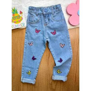 Imagem de calça infantil borboletas - poder da moda