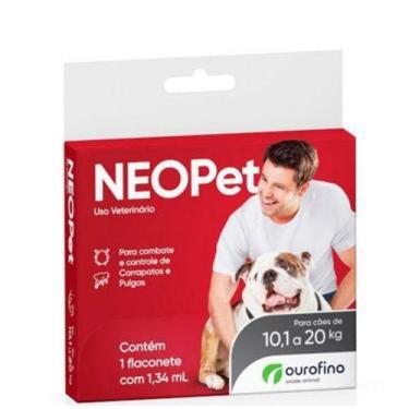 Imagem de Antipulgas Carrapatos Neopet Para Cães 10,1 A 20kg, Ourofino
