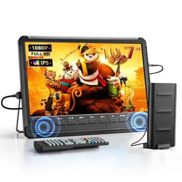 Imagem de TV portátil mini NORTHING 10,7" IPS 1080p HDMI USB