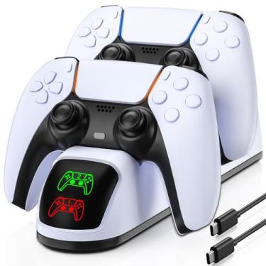 Imagem de Base de carregamento rápido DBEPANK para controle PS5 DualSense