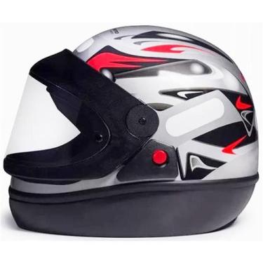 Imagem de Capacete San Marino Prata 58 60, PRATA, 58