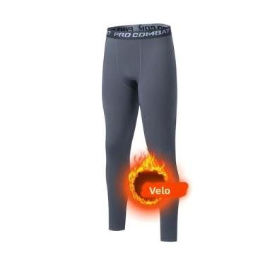 Imagem de Leggings Térmicas De Inverno Para Homens, Calças De Compressão Longas 