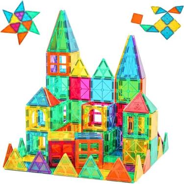 Imagem de Brastoy Blocos de Montar Magnéticos Construção Infantil Brinquedo